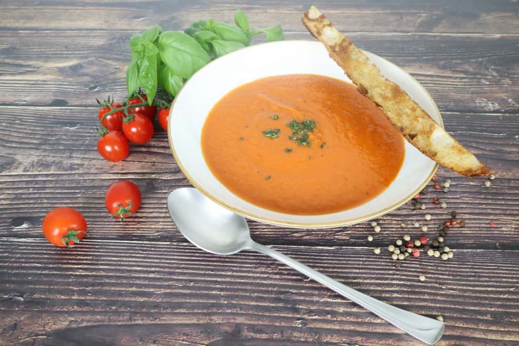 Oven baked tomato soup