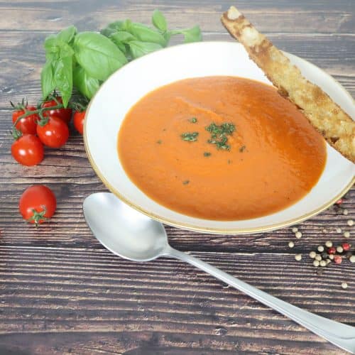 Oven baked tomato soup