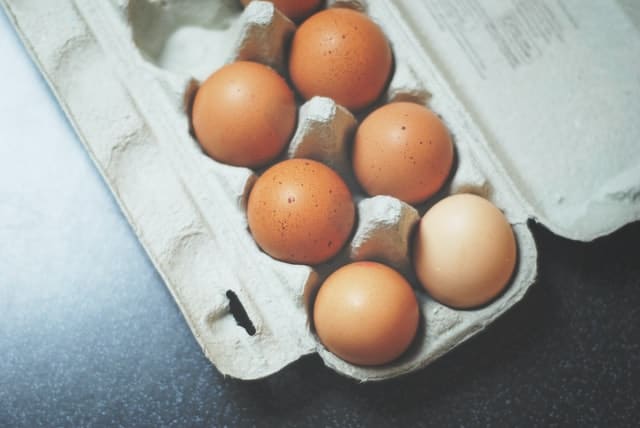 eggs in box