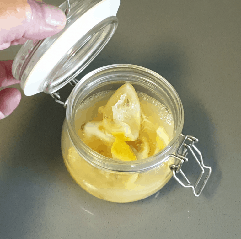 Lemon Confit prepared in the microwave
