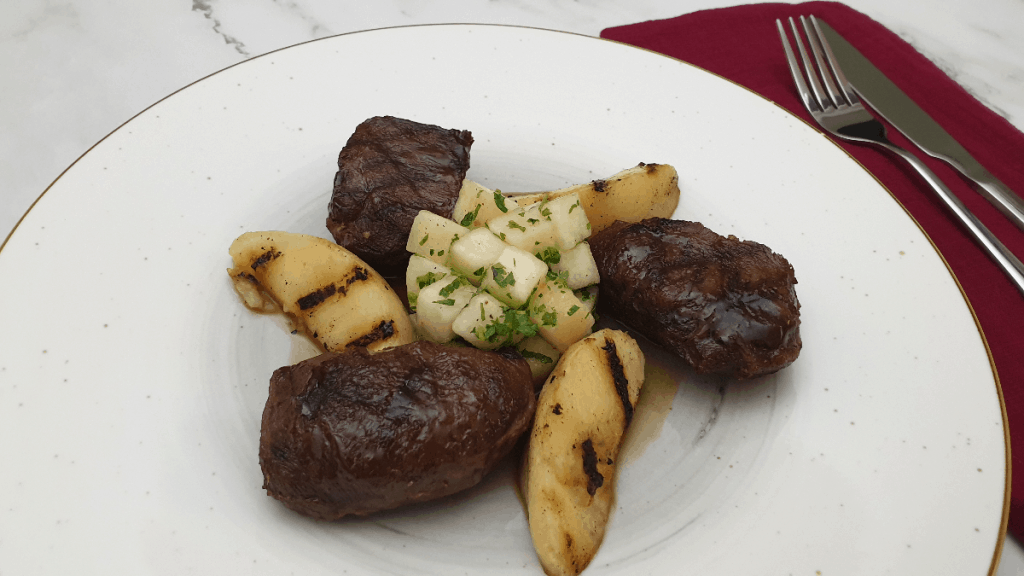 grilled pork cheeks 