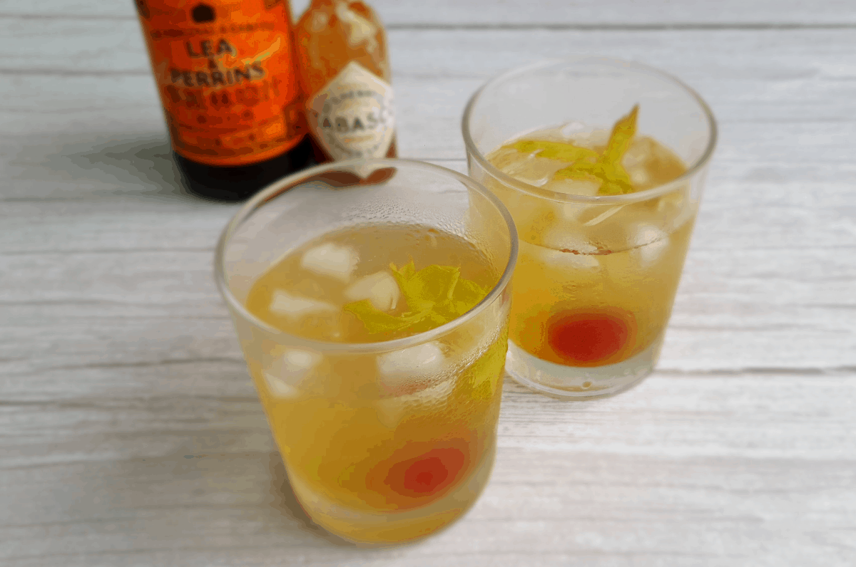 A delicious pimped Tomato water Bloody Mary
