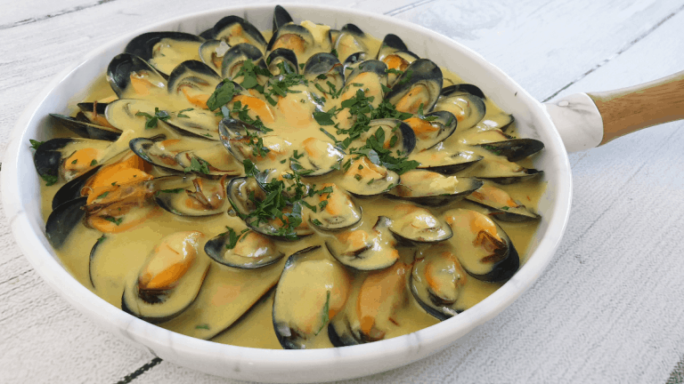 French Style Mouclade Mussels