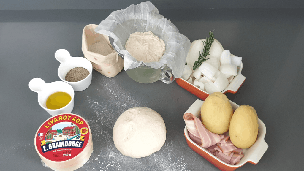 ingredients of pizza livarot