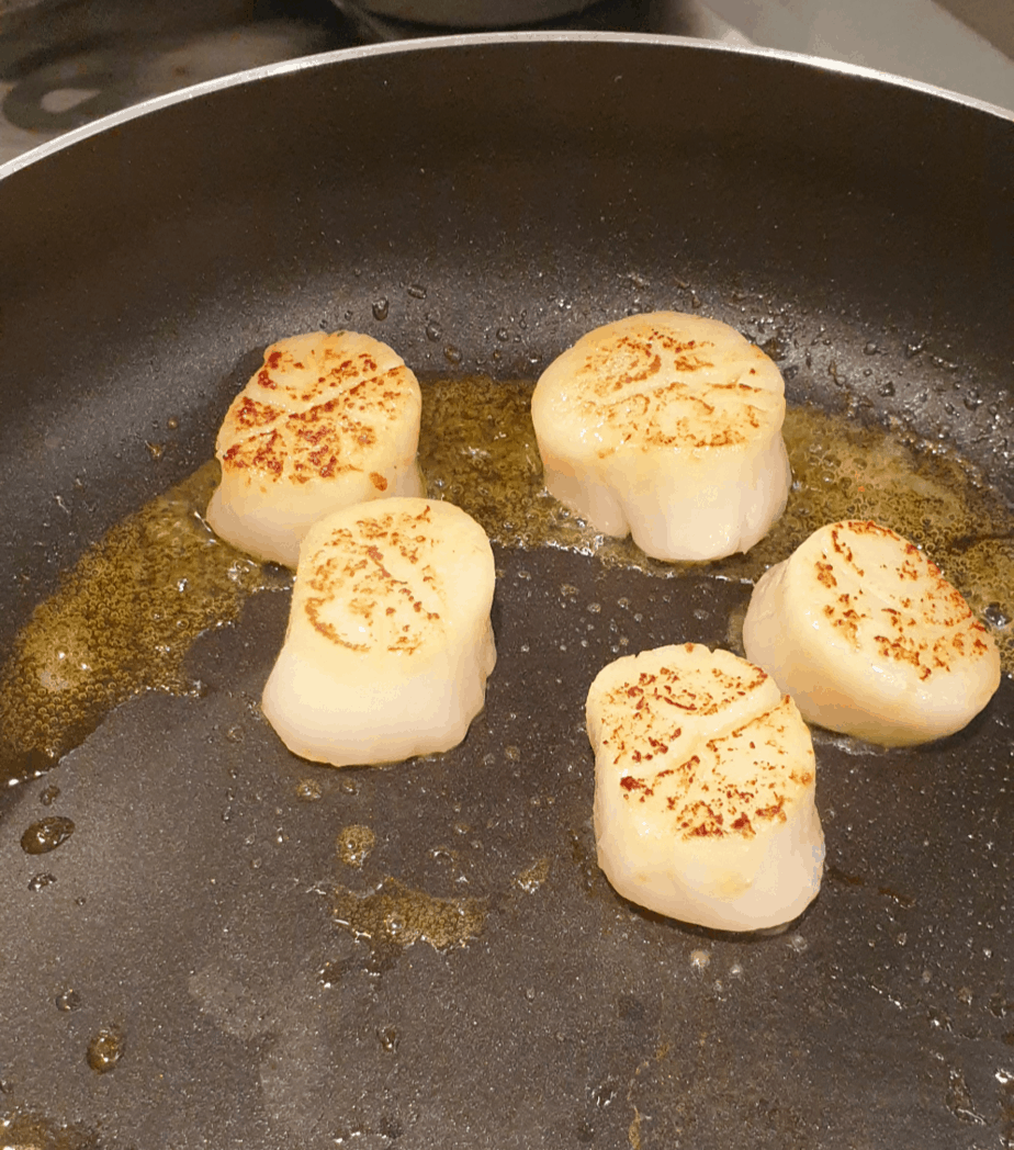 Pan Seared Hokkaido Scallops with Tomato Coulis Culinary Ambition