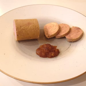 plating foie gras