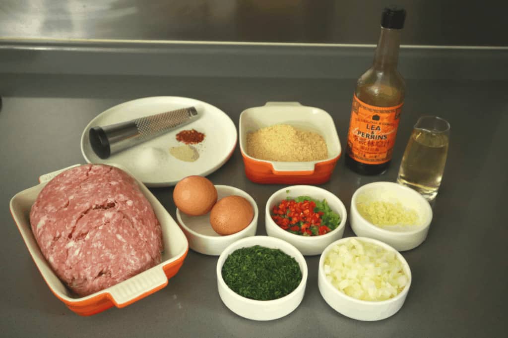 full ingredients for meatloaf
