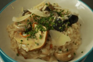 classic mushroom risotto