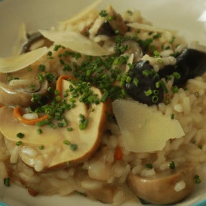 classic mushroom risotto