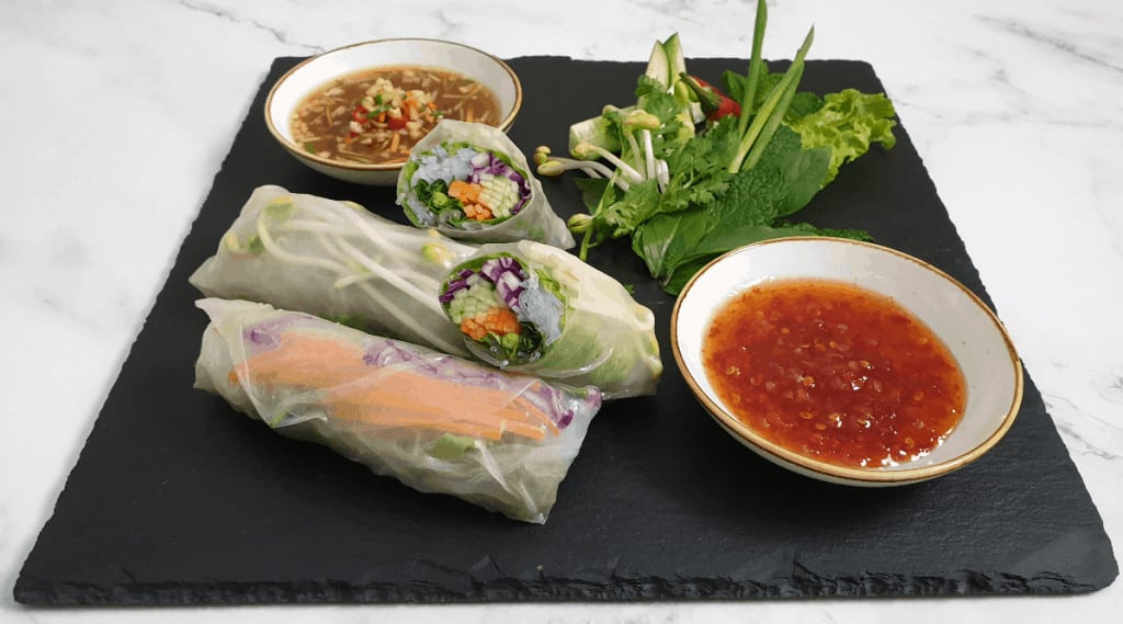 fresh vietnamese spring rolls