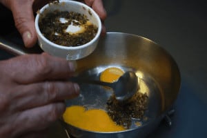egg mixture with gastric