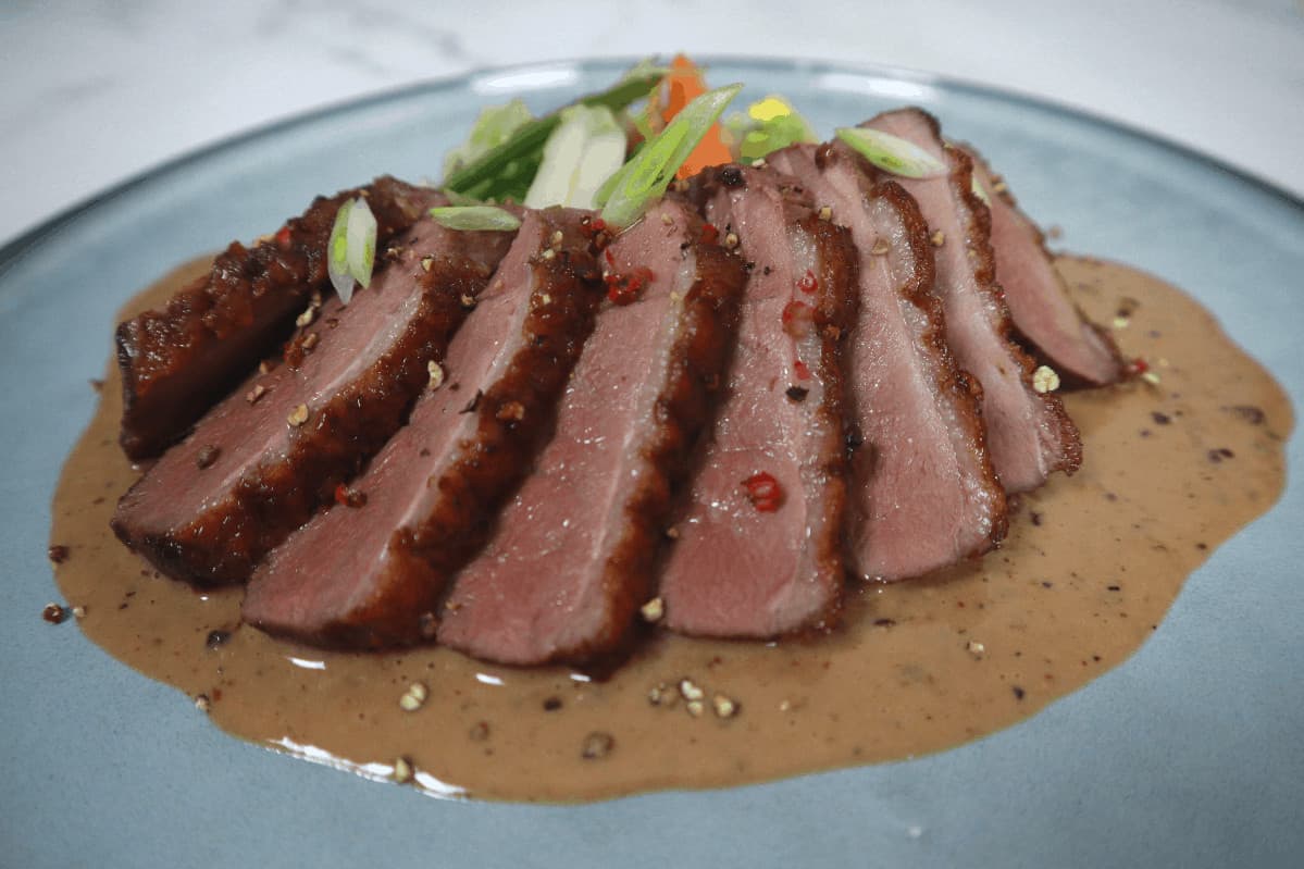 Duck Breast with Peppercorn Culinary Ambition