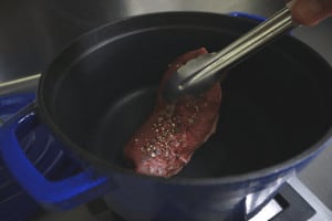 cook the duck breast skin down