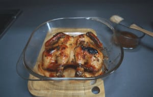 asian marinated baby chicken