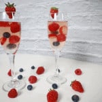 Champagne Jelly with Red Berries