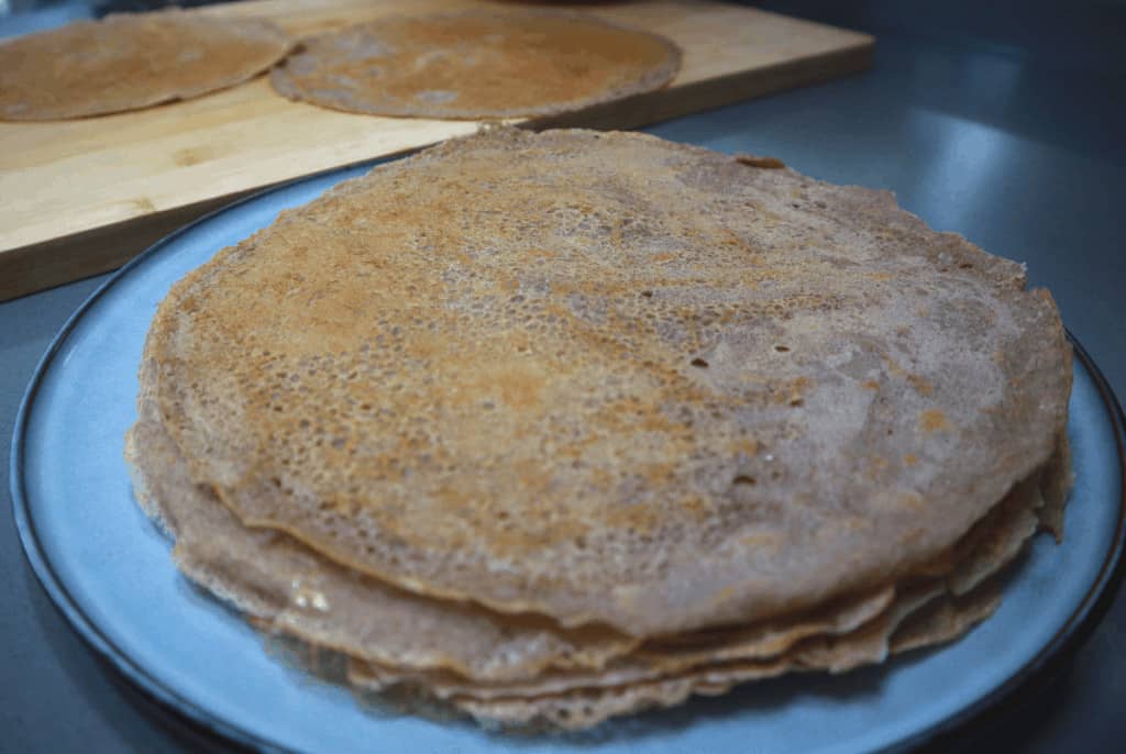 Savoury buckwheat Galette Breton