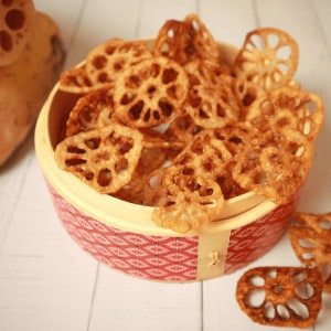 crispy lotus root chips