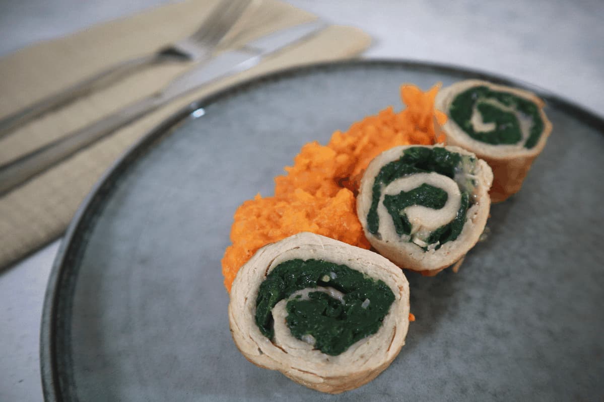 Rolled Veal Paillard with Spinach Culinary Ambition