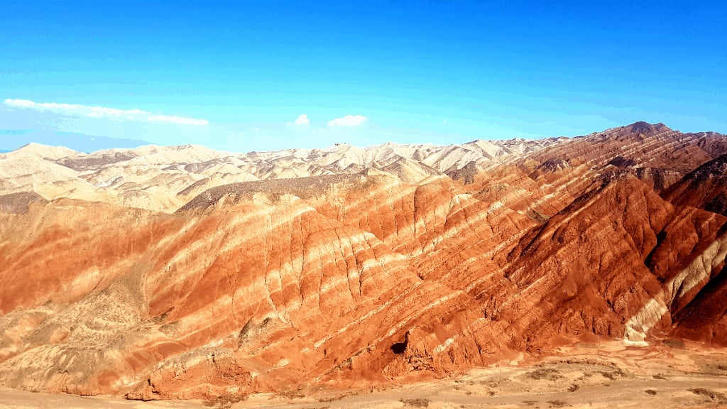 the silk road rainbow mountains