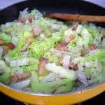 Easy Braised Cabbage with Pancetta