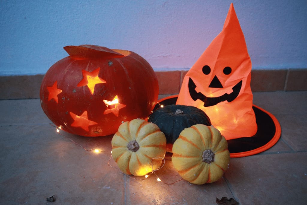 carve a pumpkin and use as decoration at the porch