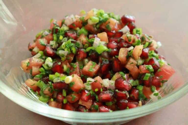 Pomegranate Salsa with Fresh Herbs