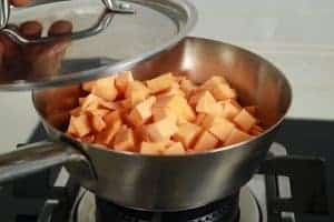 sweet potato - boiling