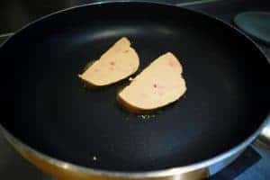pan fried Foie gras poêlé