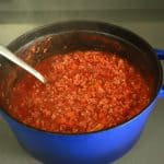 Traditional Bolognese Sauce or meat ragu