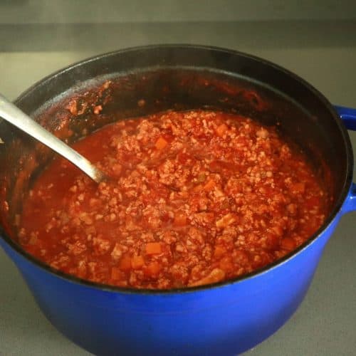 Bolognese sauce