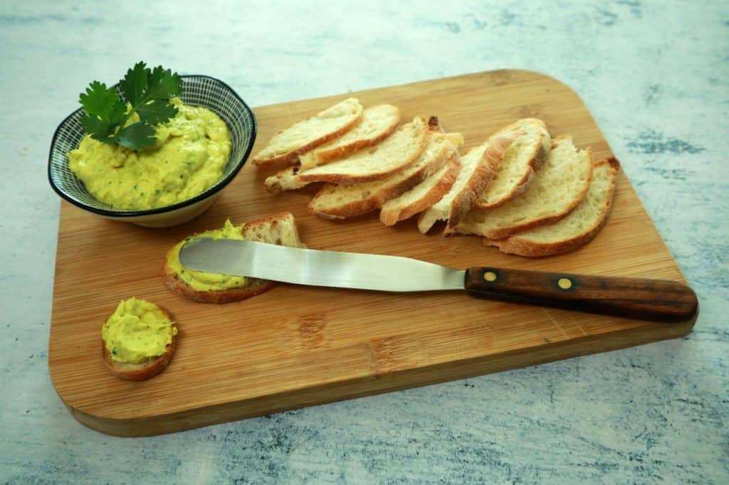 chicken spread with toasts