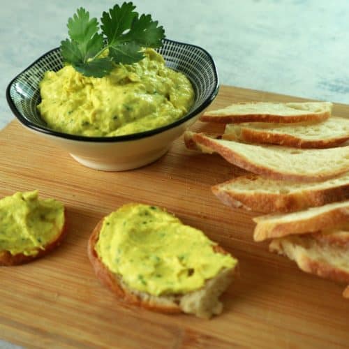 chicken spread with toasts