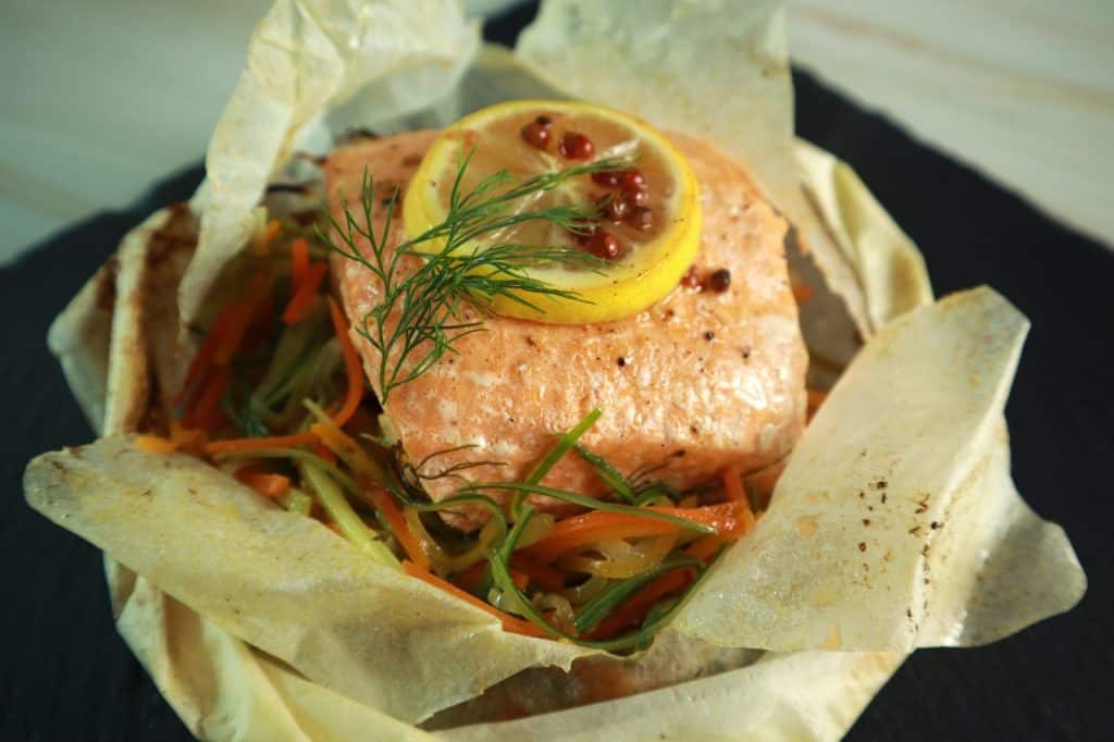 Salmon en Papillote  Secolari Artisan Oils & Vinegars