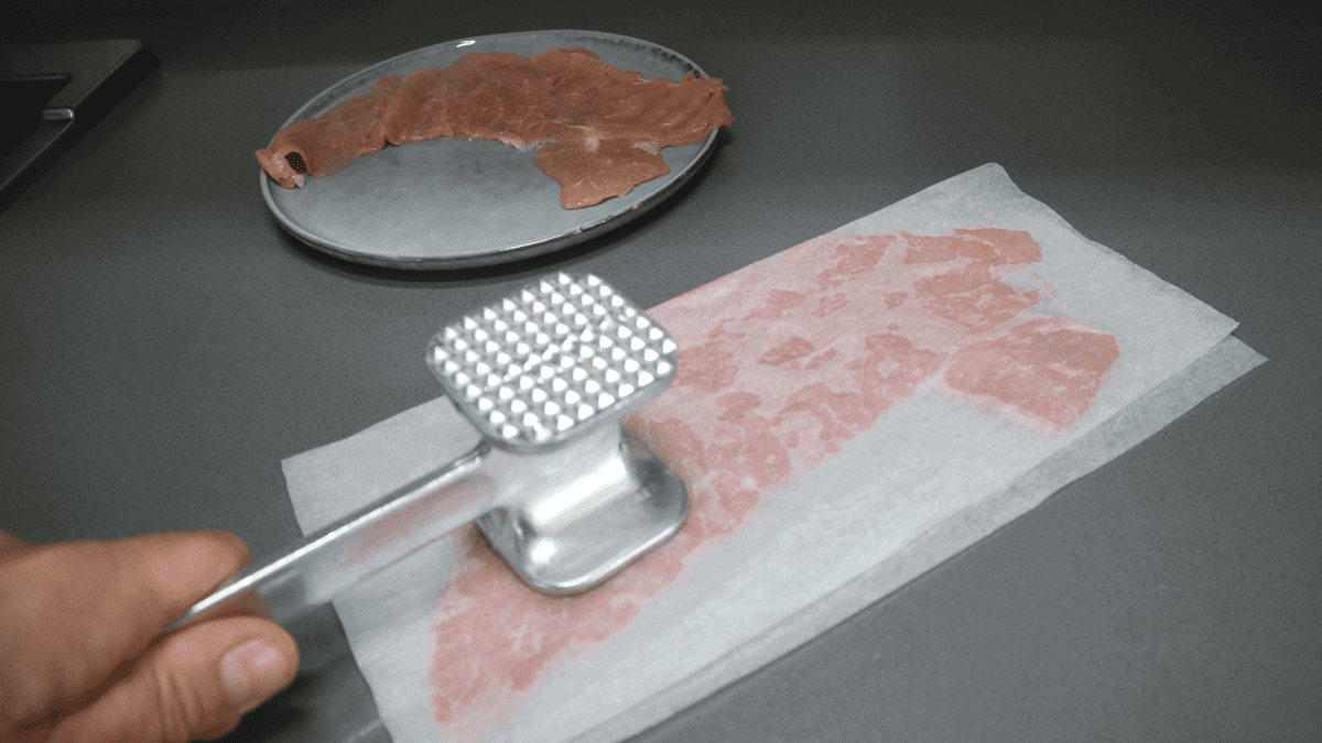 pounding meat tenderizer