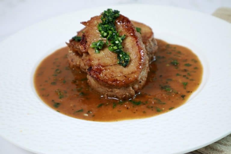 Sous-vide Veal Shank with gremolata