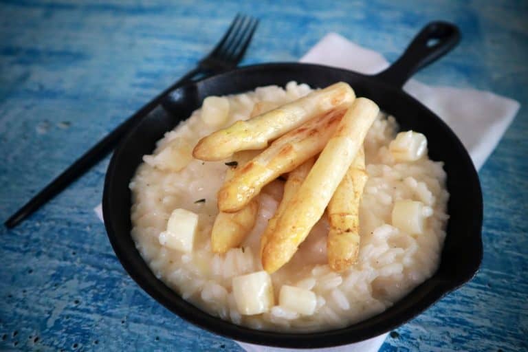 Creamy Risotto with White Asparagus