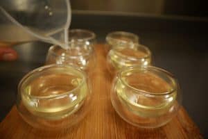 champagne jelly portioning