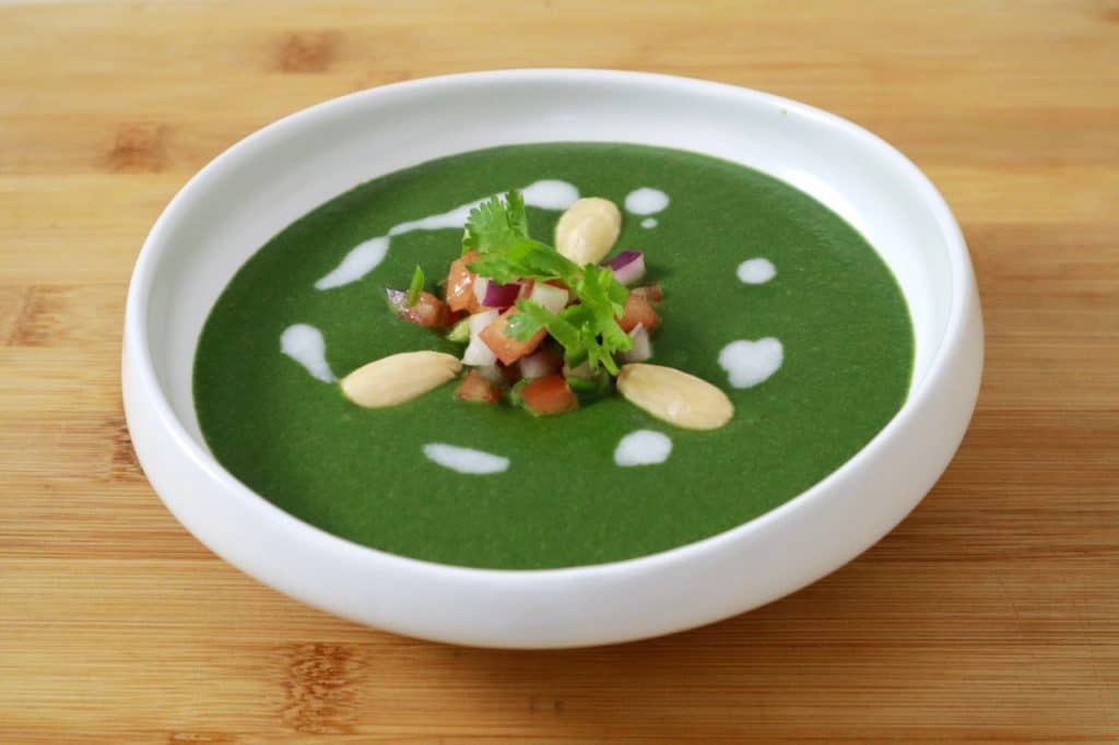 coconut spinach soup