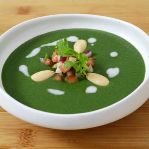 coconut spinach soup