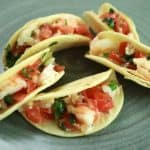 Bite-size Prawn Tacos with Tomato Salsa