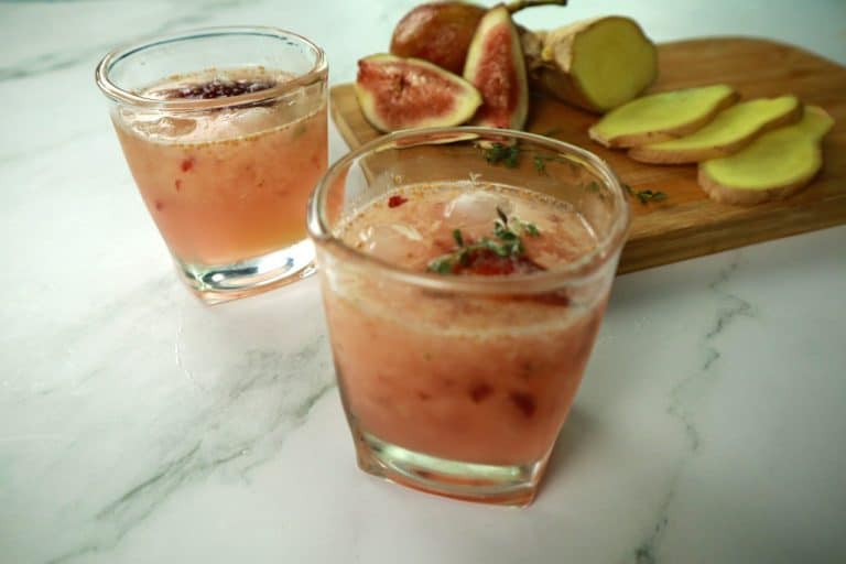 Fig and Ginger Cocktail – Perfect in Autumn