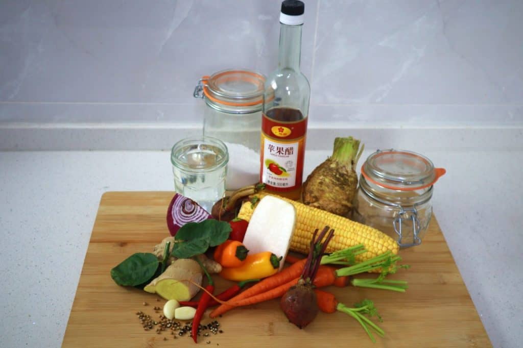pickled veggies ingredients