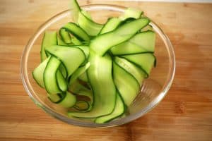 cucumber ribbon salad