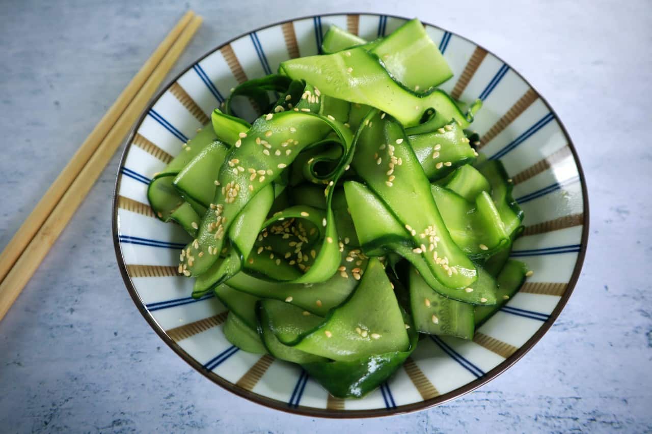A Crunchy Cucumber Ribbon Salad Culinary Ambition