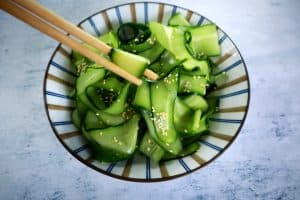 cucumber ribbon salad
