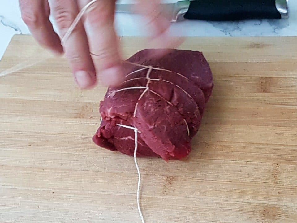 trim a whole beef tenderloin