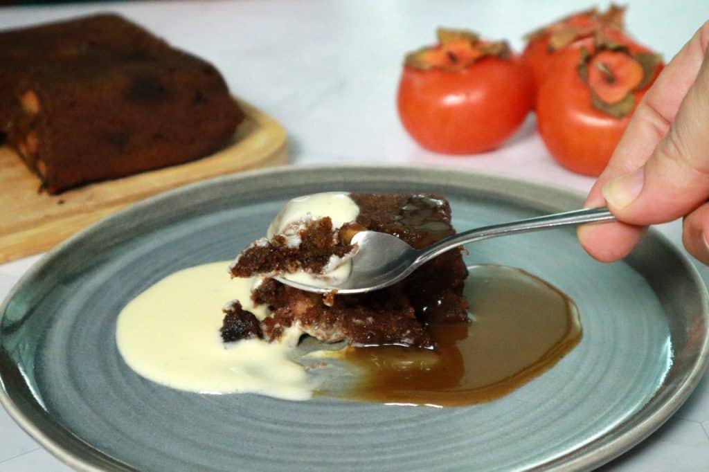 persimmon sticky pudding