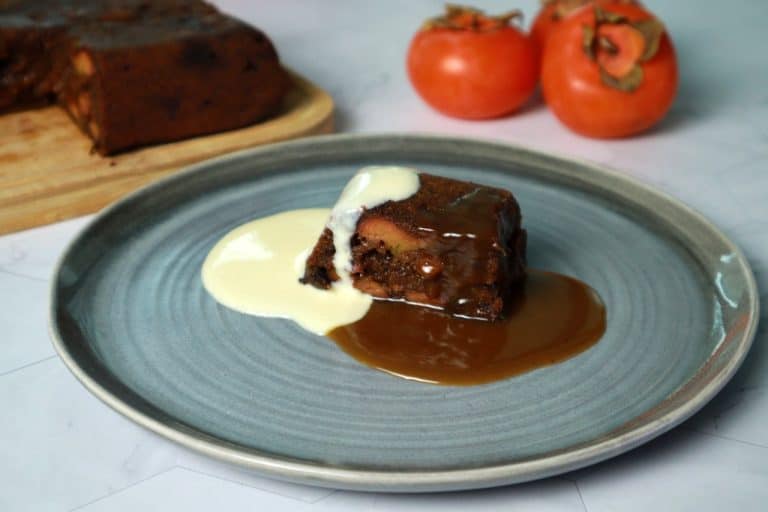 Sticky Persimmon Pudding – the Perfect Dessert on a Cold Day