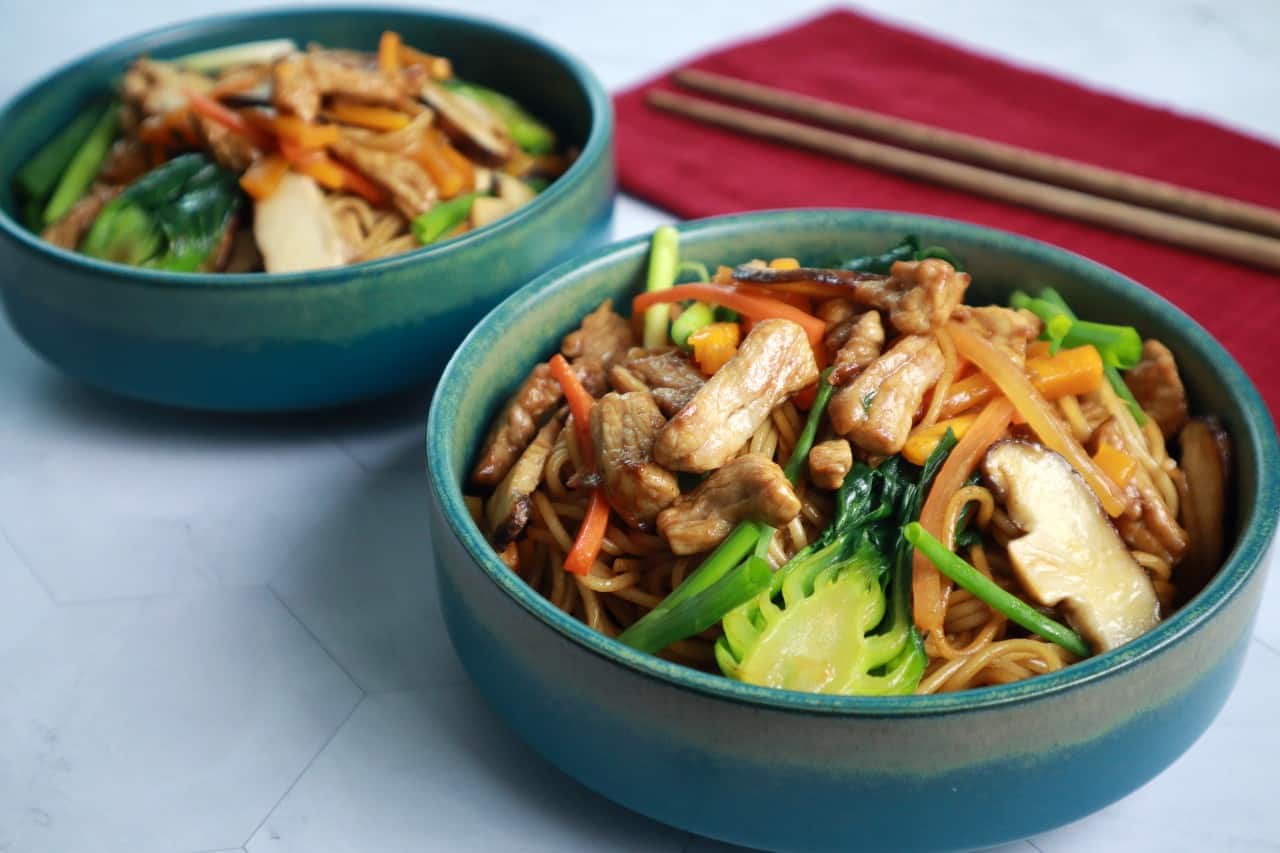 Stir Fried Shanghai Noodles With Pork - Culinary Ambition