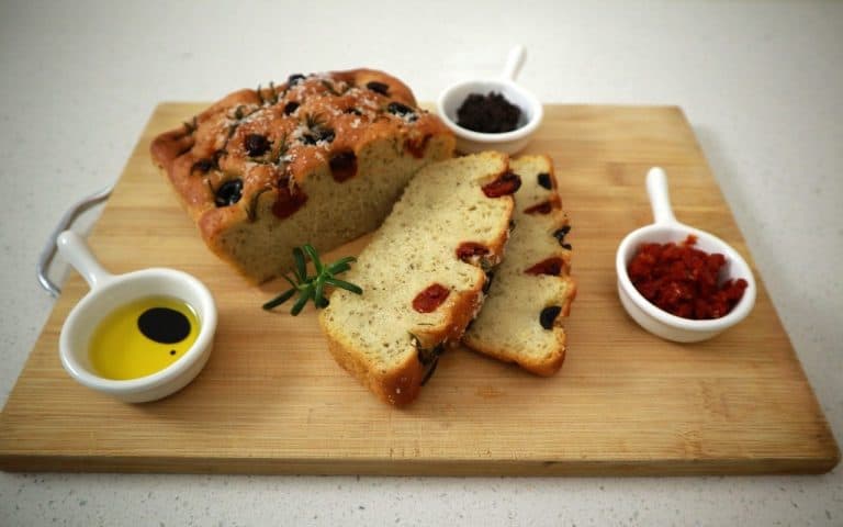 Rosemary and Black Olive Focaccia